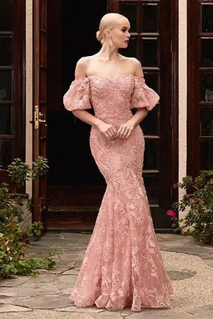 Bell Sleeves Off shoulder Mermaid Gown
