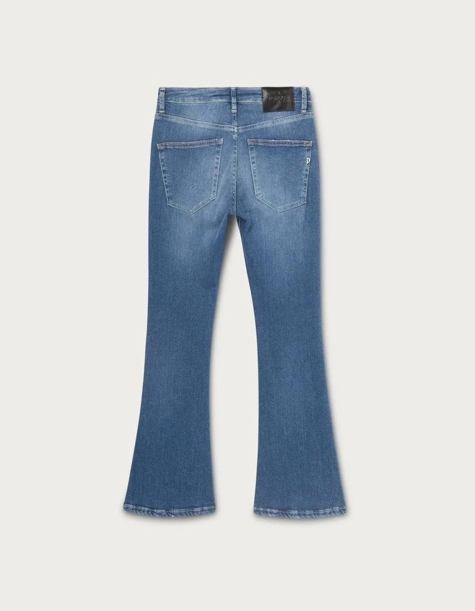 Jeans mandy super skinny bootcut in denim stretch