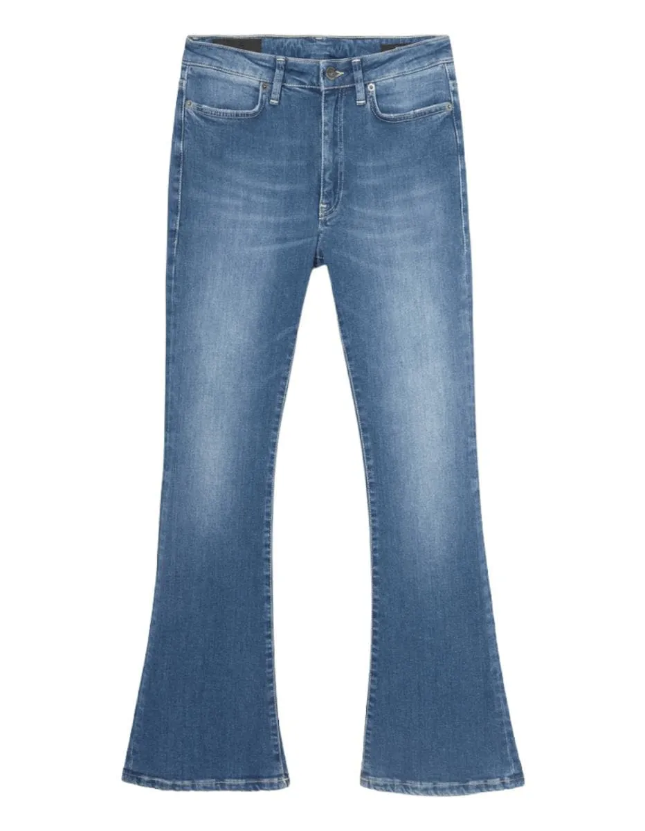 Jeans mandy super skinny bootcut in denim stretch