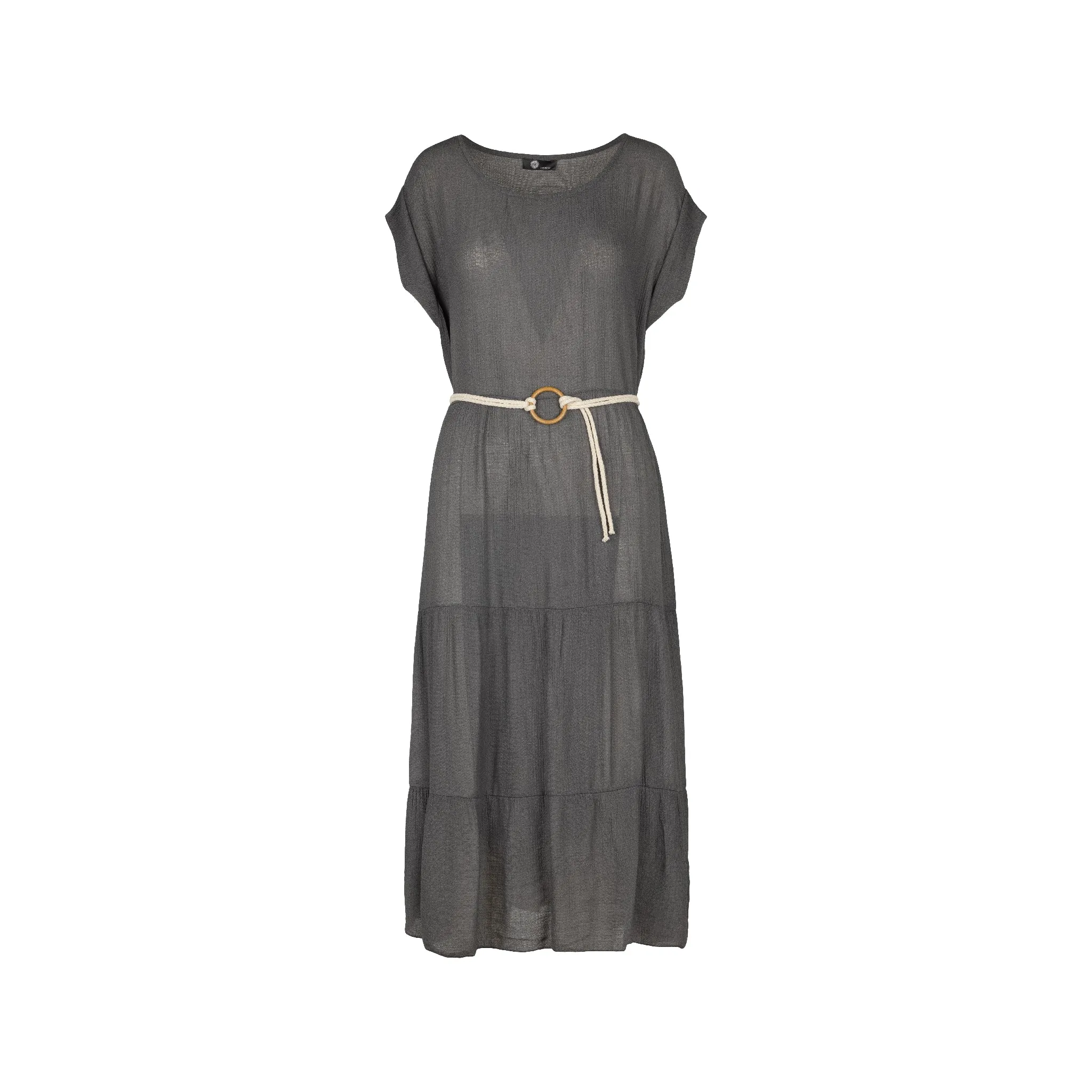 M Made in Italy  Women's Woven Short Sleeve Dress