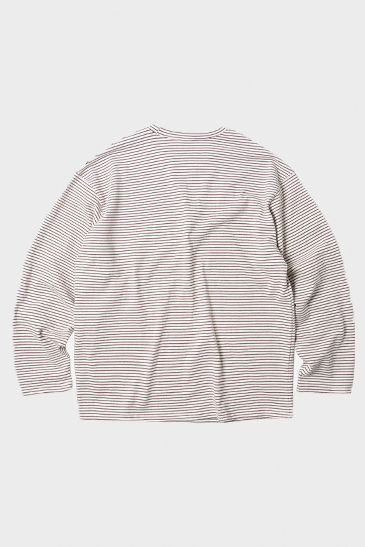 Stripe Oversized Relaxed Tee - Ivory